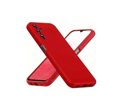 Samsung Galaxy A34 5G Kılıf First Silikon - Kırmızı