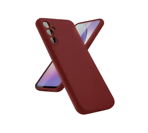 Samsung Galaxy A24 4G Kılıf First Silikon - Bordo
