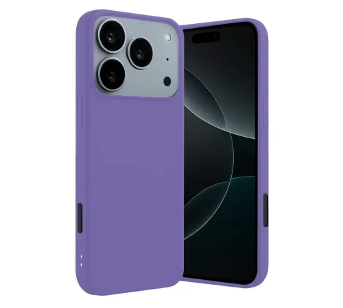 Apple iPhone 17 Pro Max First Silikon - Lila