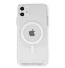 Apple iPhone 11 Kılıf Pc Real Magsafe Kapak - Şeffaf