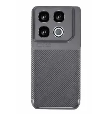 İnfinix GT 20 Pro Kılıf Auto Focus Karbon Kapak - Gri