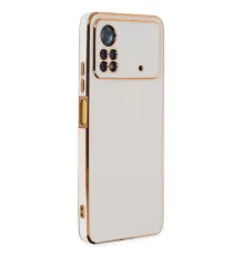Poco X4 Pro 5G Kılıf Volet Silikon - Beyaz