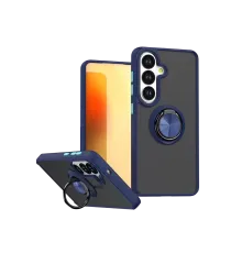 Samsung Galaxy S26 Plus Montreal Yüzüklü Silikon Kapak - Lacivert