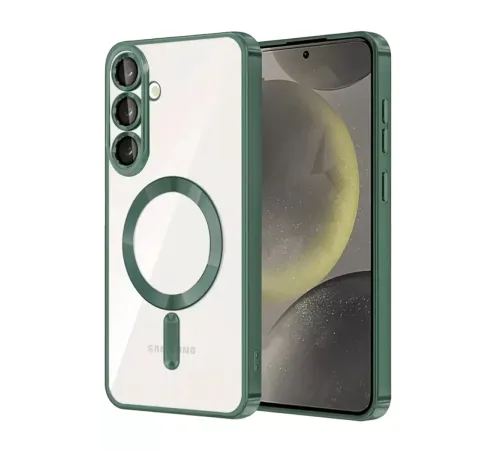 Samsung Galaxy A37 5G Kross Magneticsafe Kapak - Koyu Yeşil