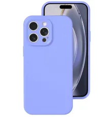 Apple iPhone 16 Pro Kılıf Nano içi Kadife Silikon - Lila