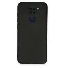 Redmi Note 9 Kılıf Nano içi Kadife Silikon - Siyah