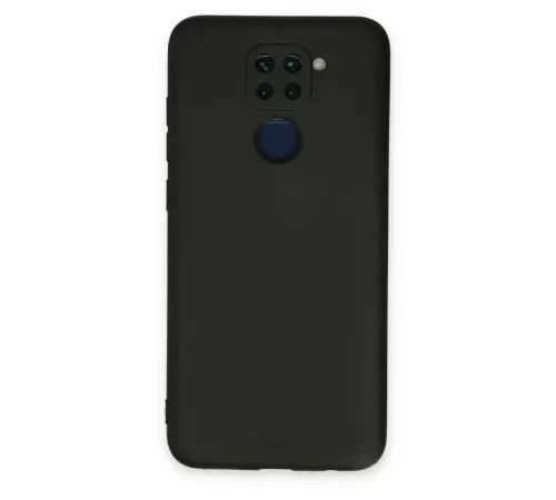 Redmi Note 9 Kılıf Nano içi Kadife Silikon - Siyah