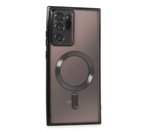 Samsung Galaxy Note 20 Ultra Kılıf Kross Magneticsafe Kapak - Siyah