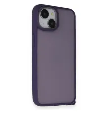 Apple iPhone 14 Kılıf Elegant Kapak - Derin Mor