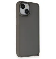 Apple iPhone 14 Kılıf Elegant Kapak - Titan Gri