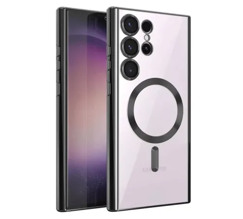 Samsung Galaxy S25 Ultra Kılıf Kross Magneticsafe Kapak - Siyah