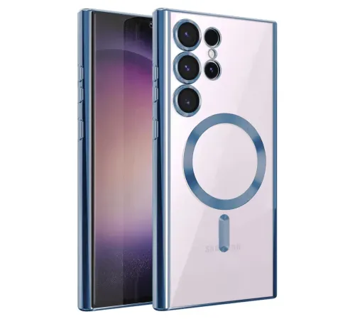 Samsung Galaxy S25 Ultra Kılıf Kross Magneticsafe Kapak - Sierra Blue