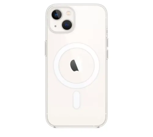 Apple iPhone 15 Kılıf Pc Real Magsafe Kapak - Şeffaf