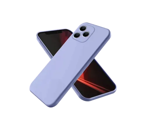Realme Note 50 4G Kılıf First Silikon - Lila