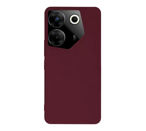 Tecno Camon 20 Pro 5G Kılıf First Silikon - Bordo