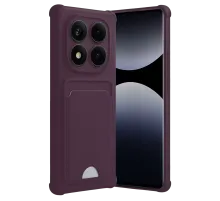 Redmi Note 14 Pro Plus Kelvin Kartvizitli Silikon - Derin Mor