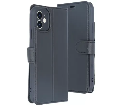 Apple iPhone 11 Kılıf Trend S Plus Kapaklı Kılıf - Siyah