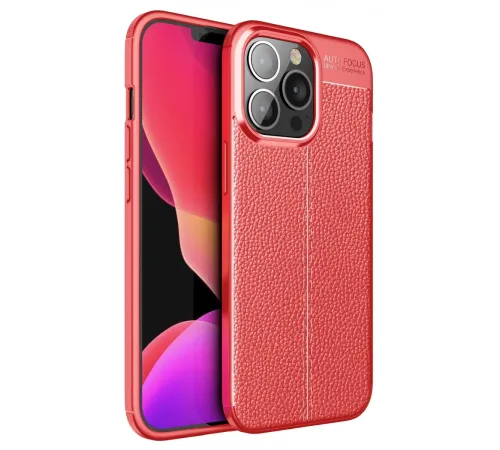 Apple iPhone 13 Pro Max Kılıf Auto Focus Kapak - Kırmızı