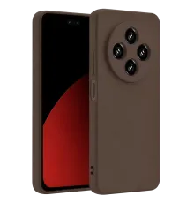 Redmi 14C Kılıf First Silikon - Kahverengi