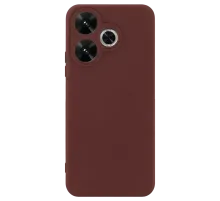 Redmi 13 4G Kılıf First Silikon - Bordo