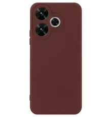 Redmi 13 4G Kılıf First Silikon - Bordo