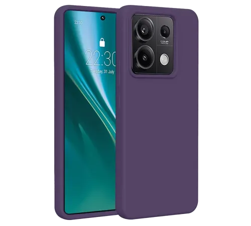 Redmi Note 13 Pro 4G Kılıf First Silikon - Mor