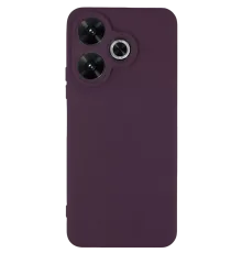 Redmi 13 4G Kılıf First Silikon - Mürdüm