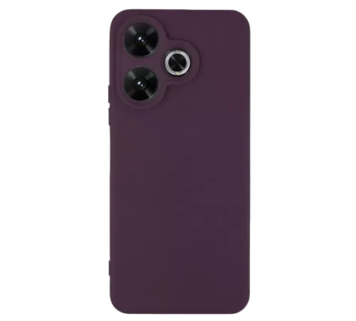 Redmi 13 4G Kılıf First Silikon - Mürdüm