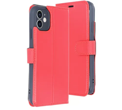 Apple iPhone 11 Kılıf Trend S Plus Kapaklı Kılıf - Kırmızı