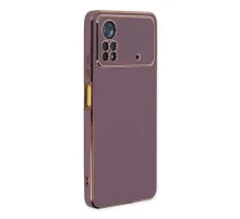 Poco X4 Pro 5G Kılıf Volet Silikon - Mor
