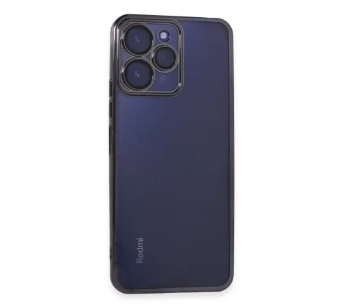 Redmi 12 Kılıf Lensli Silikon - Mor