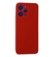 Redmi 12 Kılıf First Silikon - Kırmızı