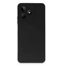 Realme C53 Kılıf Nano içi Kadife Silikon - Siyah