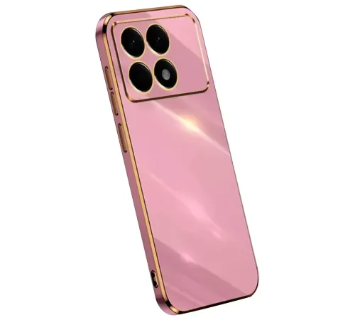 Poco X6 Pro Kılıf Volet Silikon - Mor