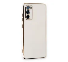 Samsung Galaxy S20 FE Kılıf Volet Silikon - Beyaz