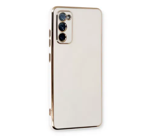 Samsung Galaxy S20 FE Kılıf Volet Silikon - Beyaz