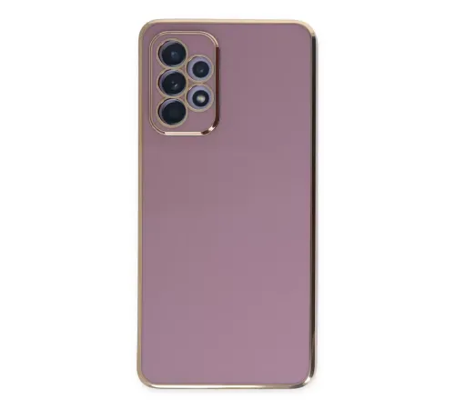Samsung Galaxy A52 Kılıf Volet Silikon - Mor