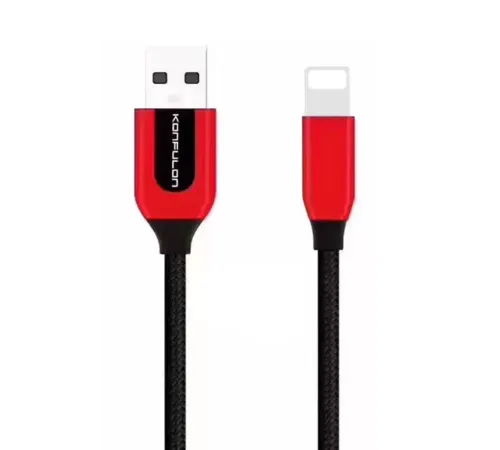 S51 Lightning Kablo iphone Uyumlu 1M 3A - Siyah