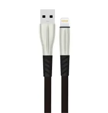S89 Metal Uçlu Lightning Kablo iphone Uyumlu 1M 2.4A - Siyah