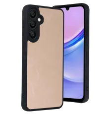 Samsung Galaxy A57 5G Aras Deri Kapak - Pudra