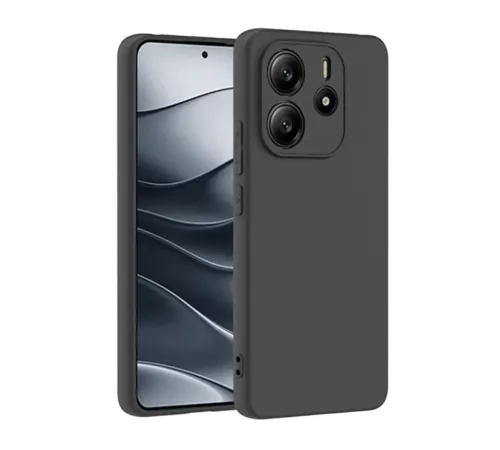 Redmi Note 14 4G Kılıf First Silikon - Siyah
