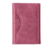 Tema Magsafe Deri Kartlık - Pembe
