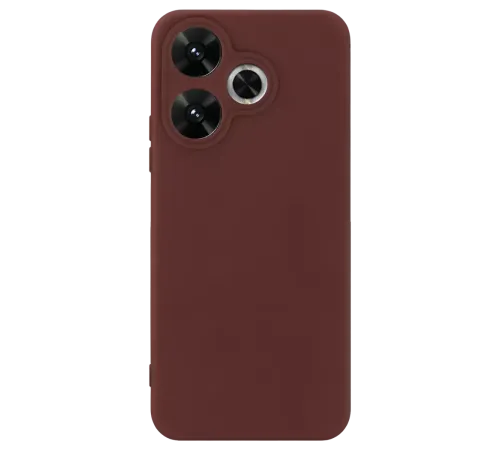 Redmi 13 4G Kılıf First Silikon - Bordo