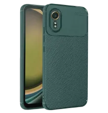 Samsung Galaxy XCover 7 Kılıf Auto Focus Karbon Kapak - Yeşil