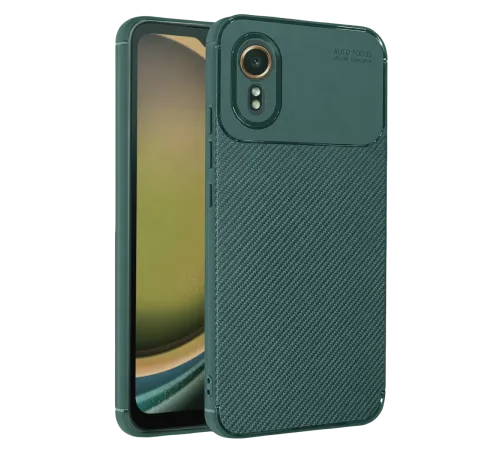 Samsung Galaxy XCover 7 Kılıf Auto Focus Karbon Kapak - Yeşil