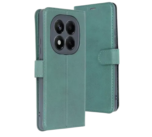 Redmi Note 15 Pro 5G Trend S Plus Kapaklı Kılıf - Yeşil