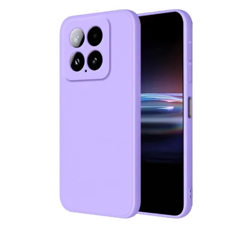 Mi 14T Pro Kılıf Nano içi Kadife Silikon - Lila