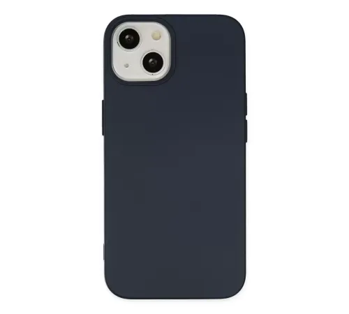 Apple iPhone 15 Kılıf Nano içi Kadife Silikon - Lacivert