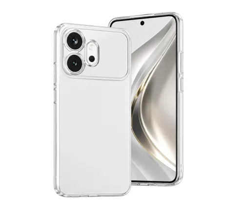 Huawei Honor 600 Lüx Şeffaf Silikon - Şeffaf