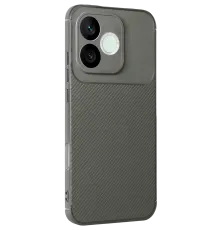 Huawei Honor 600 Lite Auto Focus Karbon Kapak - Gri